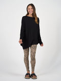 Susie Oversized Asymmetrical Bamboo Top