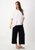 Tavera Oversized Bamboo Top - White