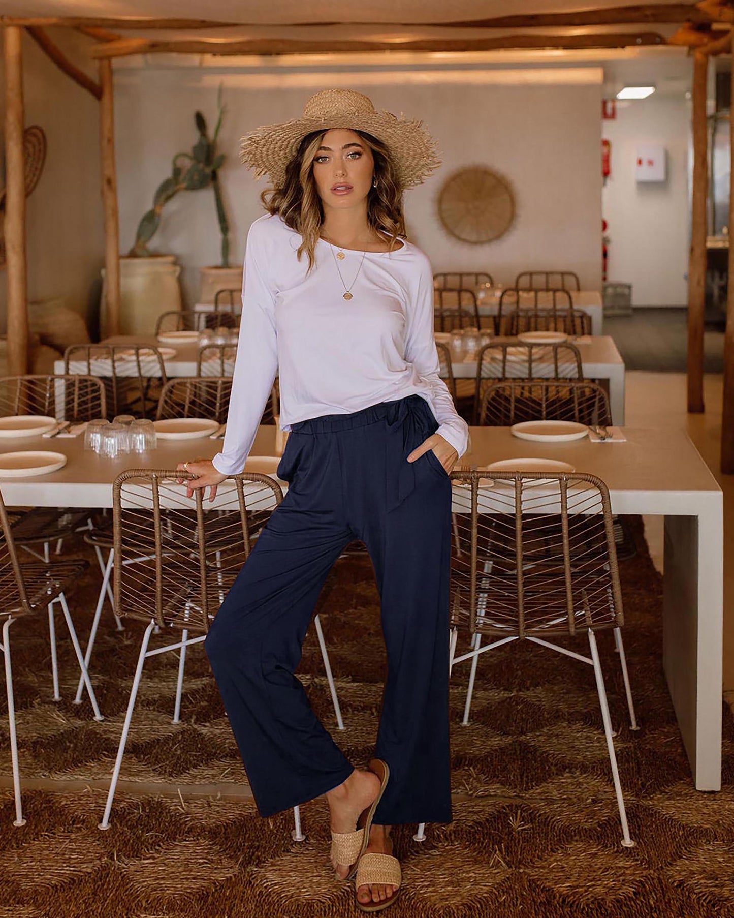 Tyler Bamboo Paperbag Pant