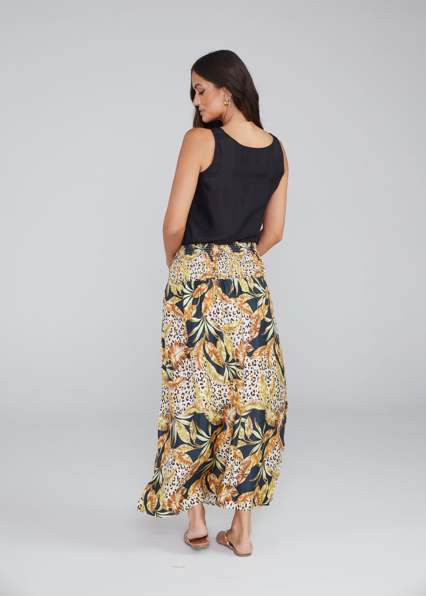 Lily Silk Maxi Skirt