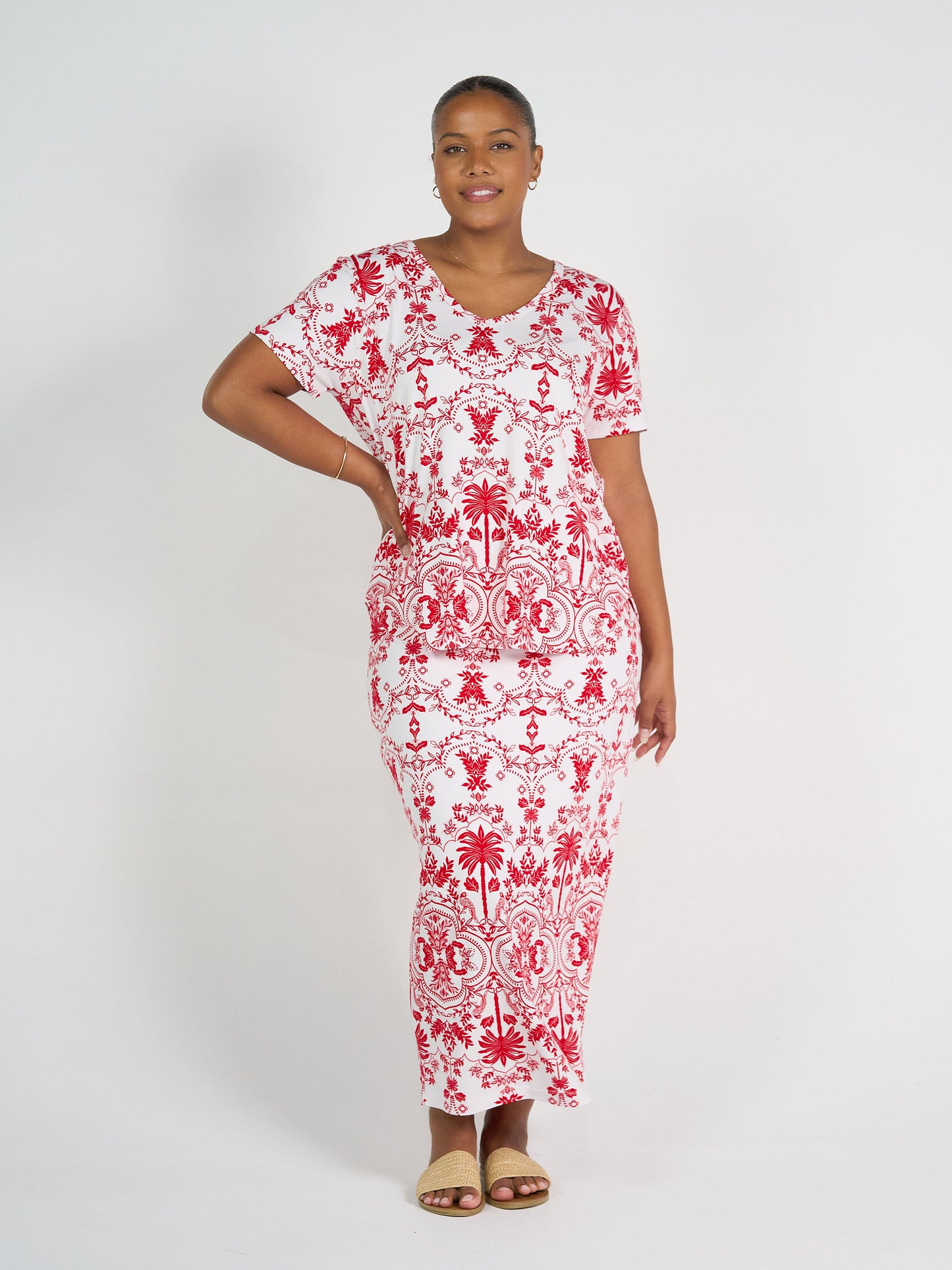 Veronica Bamboo V-Neck T-Shirt