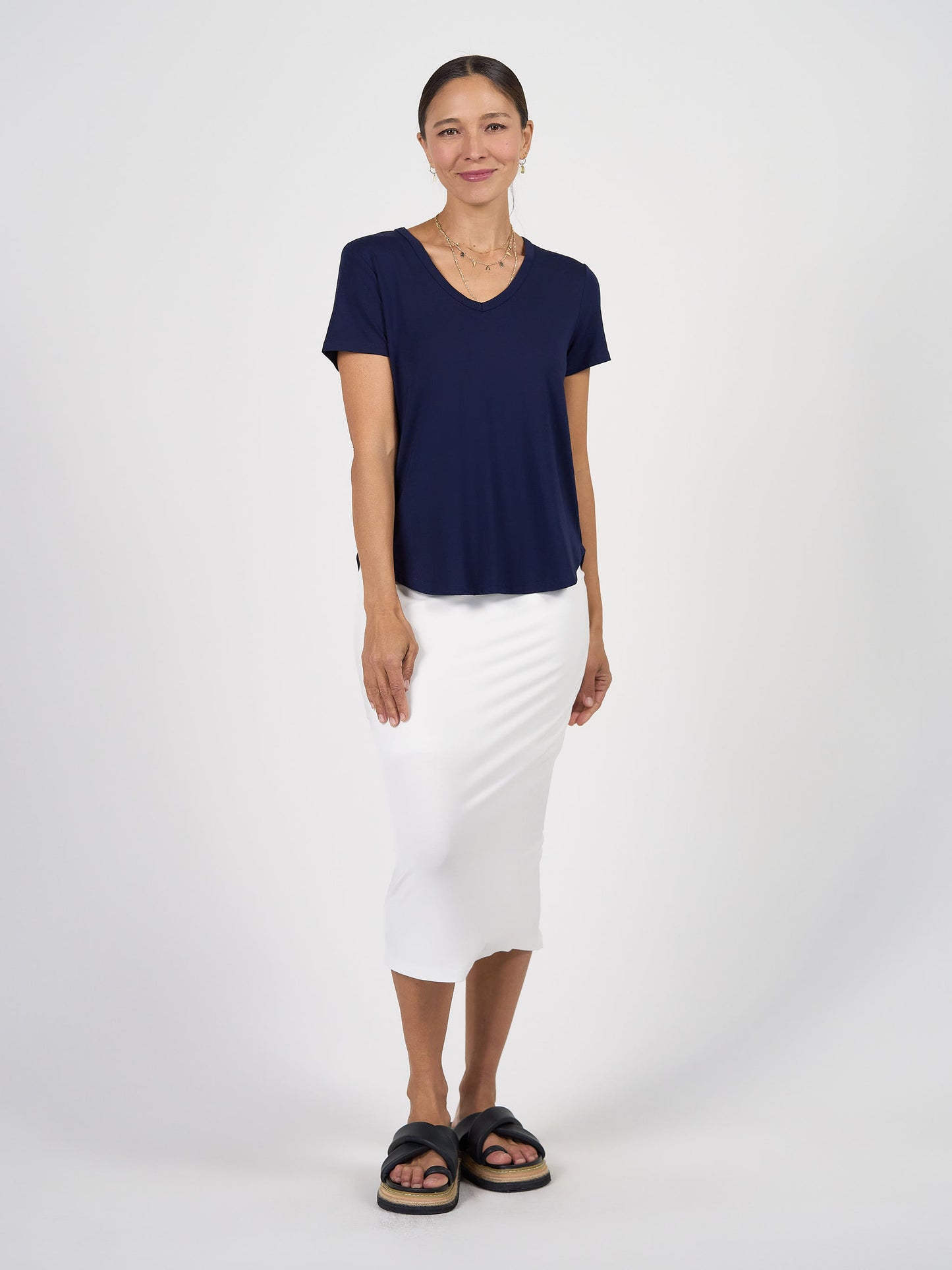 Veronica Bamboo V-Neck T-Shirt