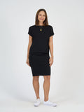 Wilde Bamboo Box Fit Tee - Black