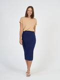 Maxi Bamboo Whitney Tube Skirt - Navy