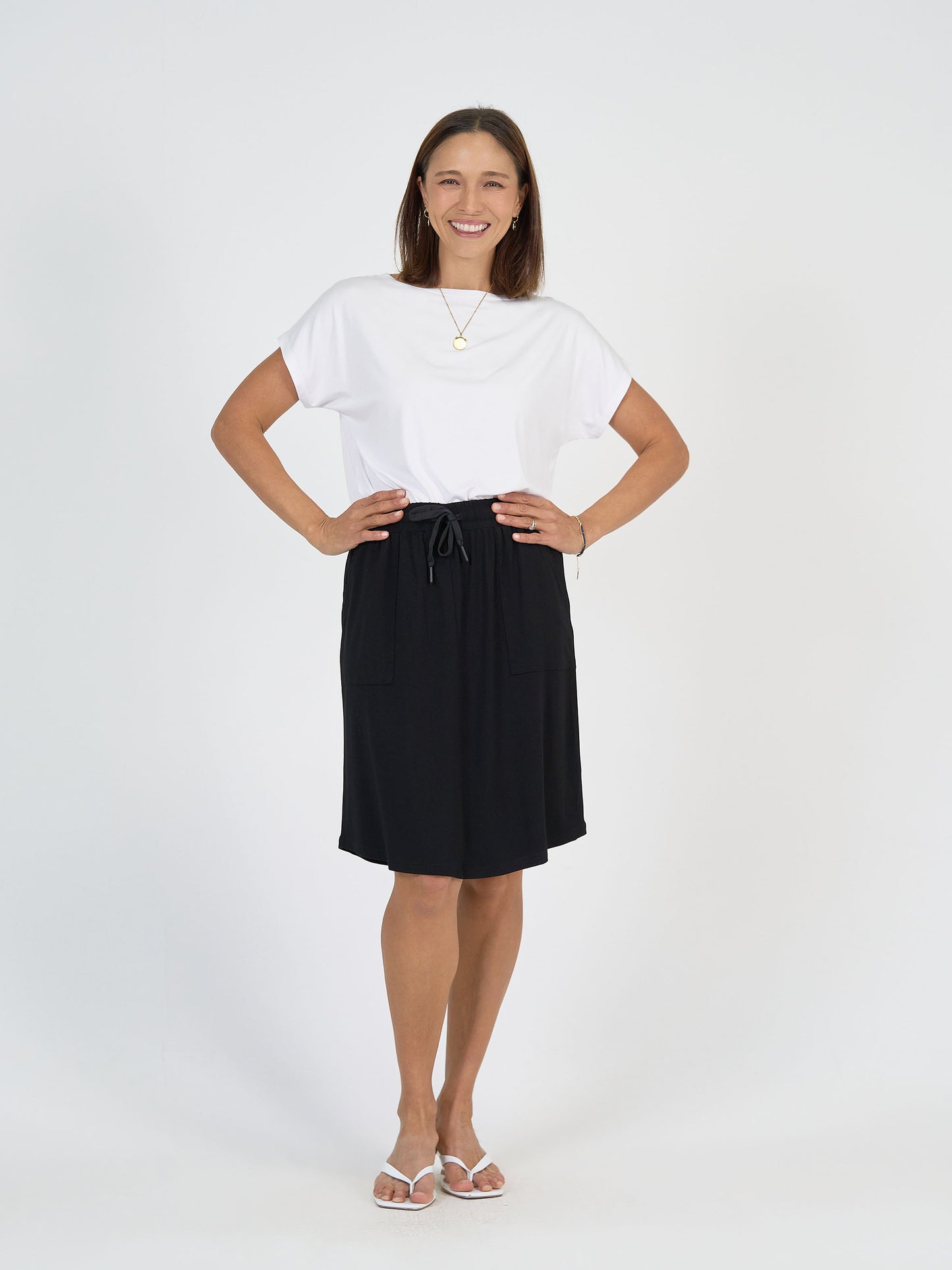 Lee Bamboo Skirt - Black