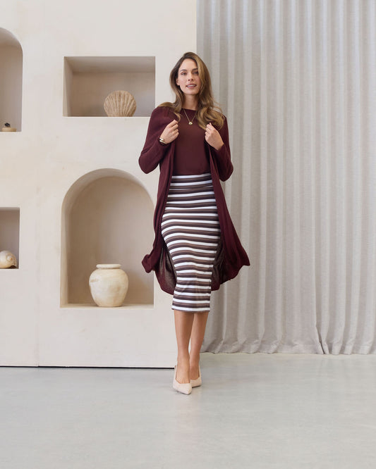 Quatro Cashmere/Bamboo Duster Jacket