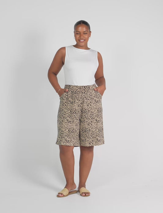 Simone Wide Leg Bamboo Shorts