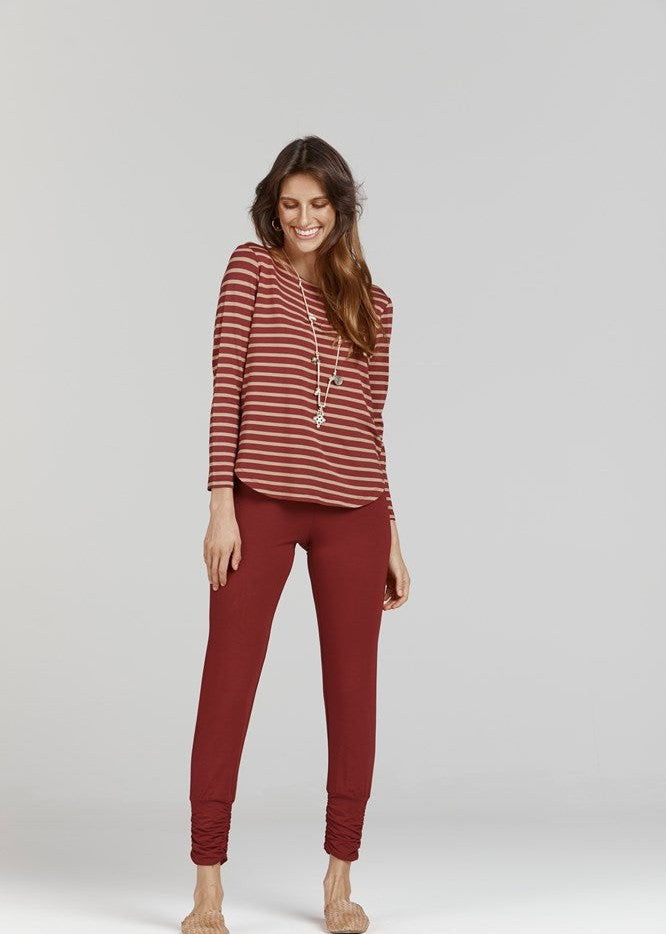 Adele Black Long Sleeve Bamboo Tee